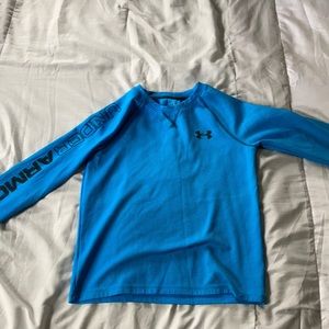 Blue Long Sleeve Under Armor Shirt